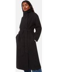 Whistles - Petite Morgan Funnel Neck Coat - Lyst