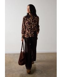 Whistles - Abstract Animal Viscose Shirt - Lyst