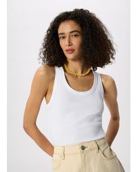 Whistles - Classic Ribbed Vest - Lyst