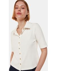 Whistles - Grace Ribbed Polo - Lyst