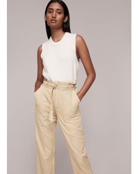 Whistles - Cargo Straight Leg Trouser - Lyst