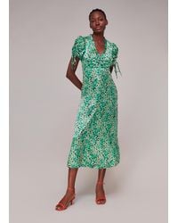 Whistles - Pansy Meadow Silk Mix Dress - Lyst