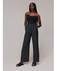 Whistles - Lizzie Geo Dot Print Trouser - Lyst
