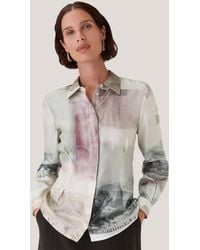 Whistles - Wild Horse Print Silk Shirt - Lyst