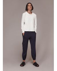 Whistles - Organic Long Sleeve Emily Top - Lyst