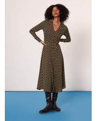 Whistles - Tangle Check Shirt Dress - Lyst