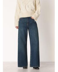 Whistles - Panel Wide Leg Jean - Lyst