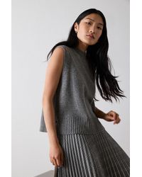 Whistles - Wool Sleeveless Tank - Lyst