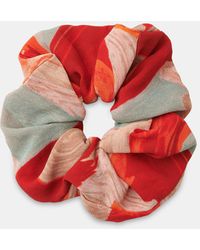 Whistles - Marble Print Scrunchie - Lyst