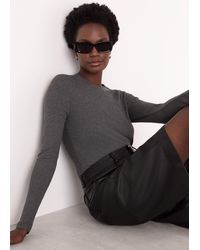 Whistles - Essential Ribbed Crew - Lyst