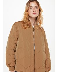 Whistles - Ida Short Quilted Coat - Lyst