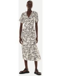 Whistles - Dandelion Floral Midi Dress - Lyst