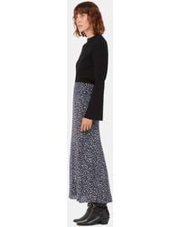 Whistles - Painted Garden Bias Cut Skirt - Lyst