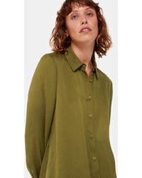 Whistles - Molly Satin Shirt - Lyst