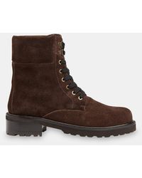 Whistles - Suede Lace Up Boot - Lyst