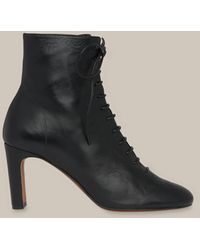 Whistles - Dahlia Lace Up Boot - Lyst
