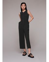 Whistles - Josie Zip Front Jumpsuit - Lyst