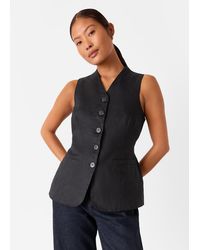 Whistles - Petite Molly Linen Waistcoat - Lyst