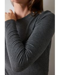 Whistles - Essential Ribbed Crew - Lyst