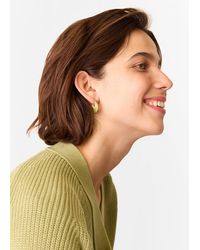 Whistles - Enamel Curved Earring - Lyst