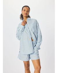 Whistles - Cotton Poplin Stripe Shirt - Lyst