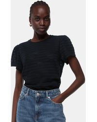 Whistles - Broderie Top - Lyst