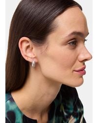 Whistles - Mini Textured Hoop Earring - Lyst