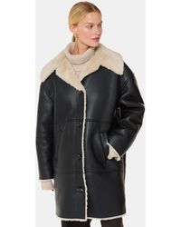 Whistles - Luella Faux Fur Coat - Lyst