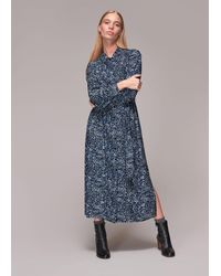 Whistles - Micro Animal Shirt Dress - Lyst