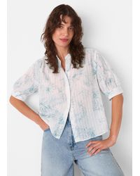 Whistles - Pineapple Textured Shirt - Lyst