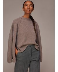 Whistles - Lila Tapered Check Trouser - Lyst