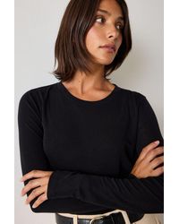 Whistles - Wool Mix Jersey Crew Neck - Lyst