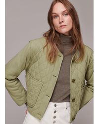 Whistles - Cynthia Quilted Jacket - Lyst