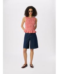 Whistles - Authentic Knee Length Short - Lyst