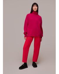 Whistles - Ribbed Roll Neck Jumper - Lyst