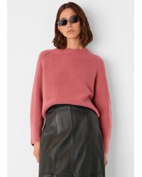 Whistles - Aria Wool Mix Crew Knit - Lyst