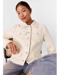 Whistles - Petite Lucie Boucle Jacket - Lyst