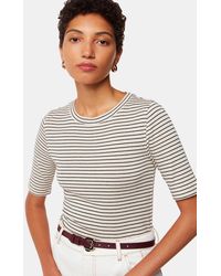 Whistles - Slim Stripe T-Shirt - Lyst