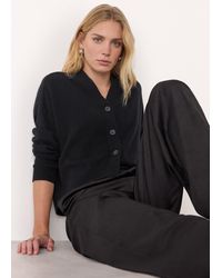 Whistles - Cashmere Button Cardigan - Lyst