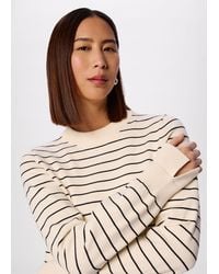 Whistles - Classic Stripe Cotton Knit - Lyst