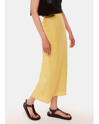 Whistles - Josie Tie Side Detail Skirt - Lyst