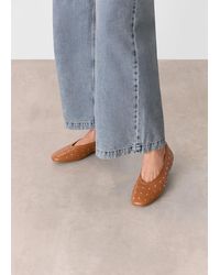 Whistles - Karina Studded Ballet Pump - Lyst
