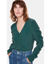 Whistles - Lilly Gather Front Top - Lyst