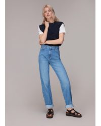 Whistles - Authentic Mom Jean - Lyst