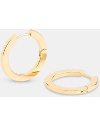 Whistles - Flat Hoop Earring - Lyst