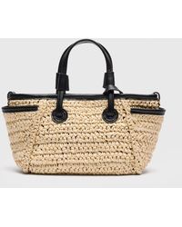 Whistles - Aylin Mini Straw Tote Bag - Lyst