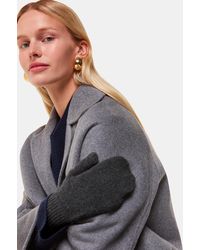 Whistles - Cashmere Wool Blend Mittens - Lyst