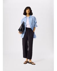 Whistles - Petite Tie Waist Trouser - Lyst