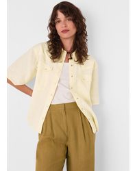 Whistles - Linen Western Detail Shirt - Lyst