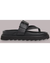Whistles - Sutton Toe Post Buckle Sandal - Lyst